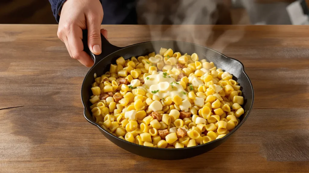 « Je n'avais jamais goûté quelque chose d'aussi réconfortant » : la poêlée spätzle-munster prête en seulement 10 minutes