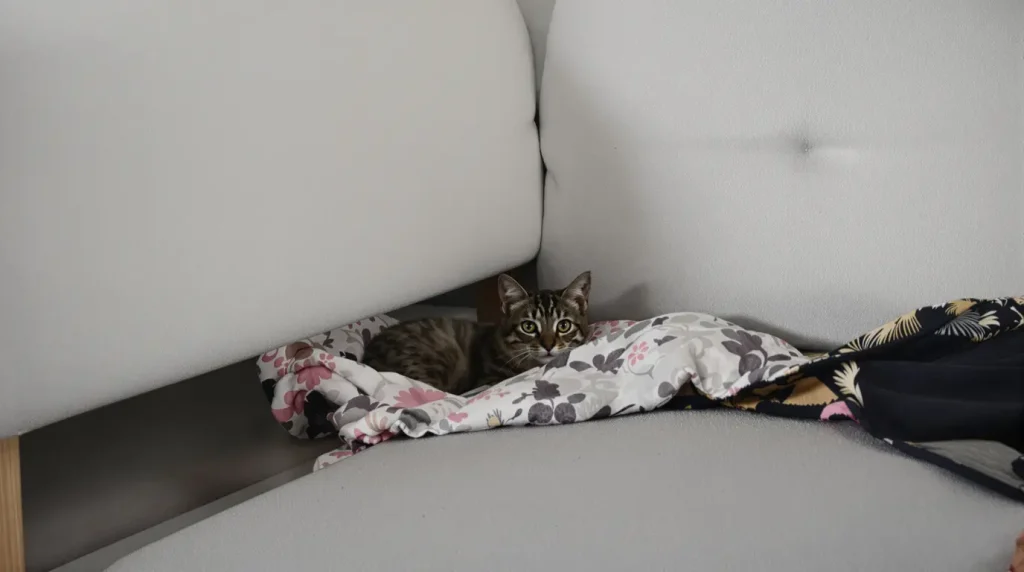 « Il ne veut même pas explorer » : combien de temps faut-il à un chat pour s’habituer à son nouveau foyer ?