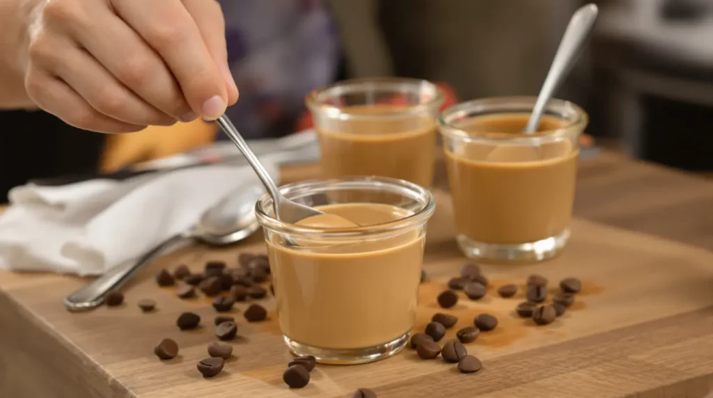 J'ai remplacé les flans et mousses du commerce par cette crème dessert au café maison : onctueuse, sans œufs et très facile à réaliser !