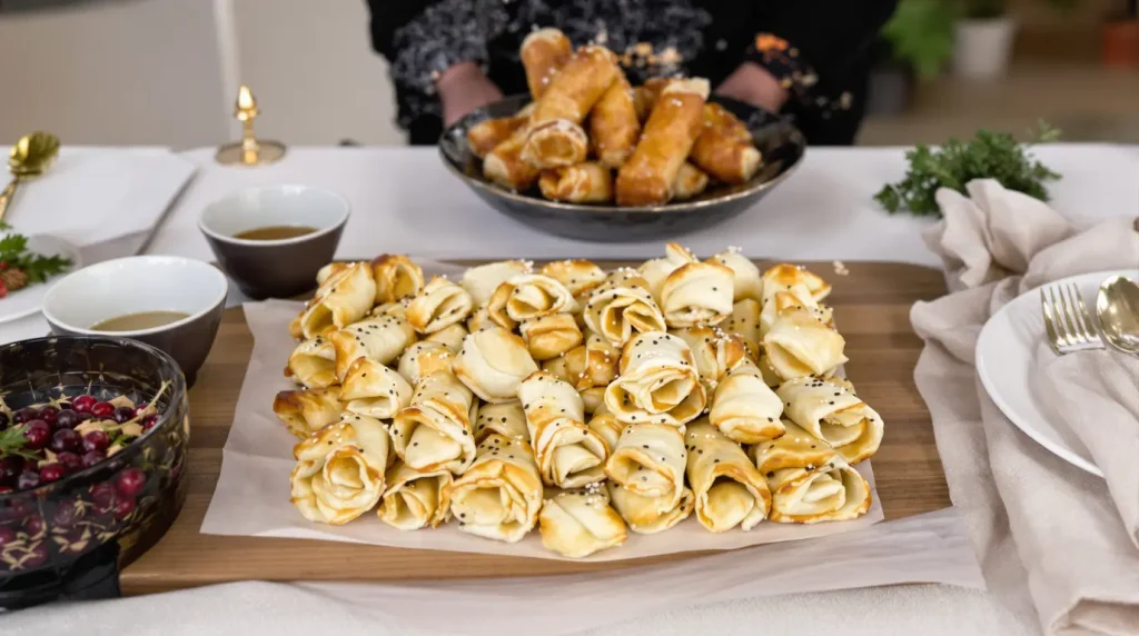 « J’ai trouvé la recette d’apéro parfaite des fêtes » : mes roulés à la pâte filo font un carton (prêts en 15 min)